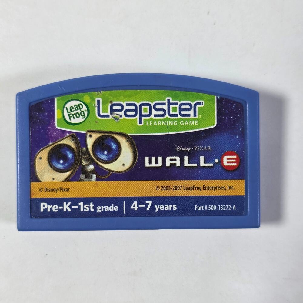 LeapFrog Leapster Disney Pixar WALL-E Learning Game Pre-K 1st Grade Ages 4-7
